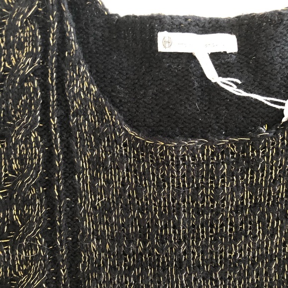 House of Harlow 1960 black & gold sweater - Picture 3 of 4